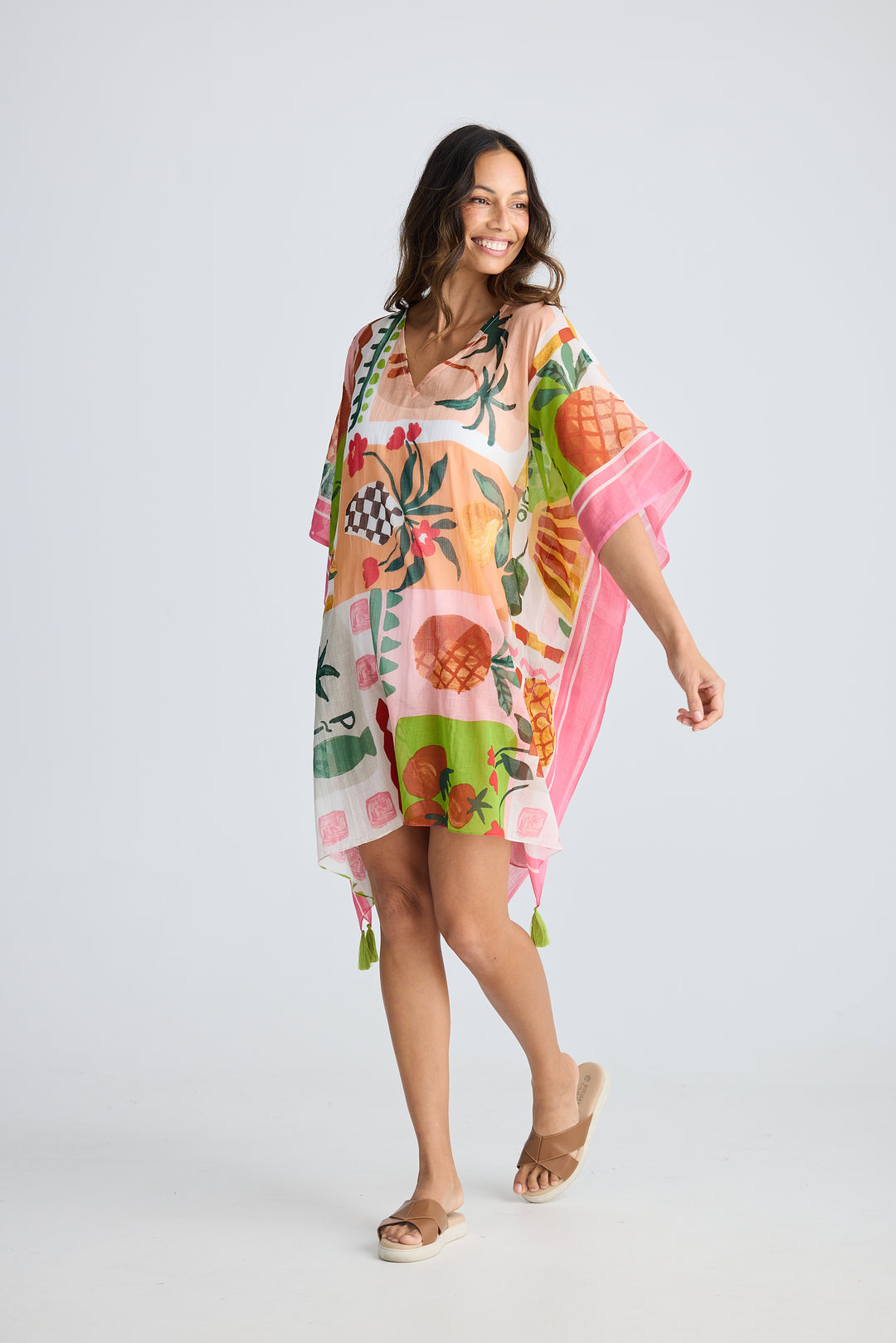 Tropical Fiesco Stella Kaftan