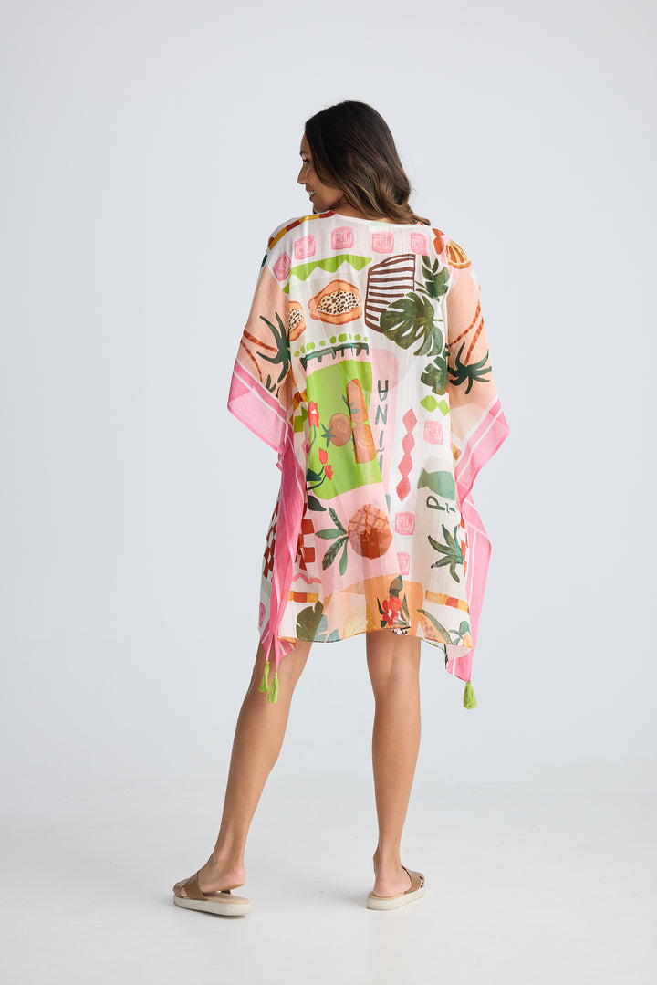 Tropical Fiesco Stella Kaftan