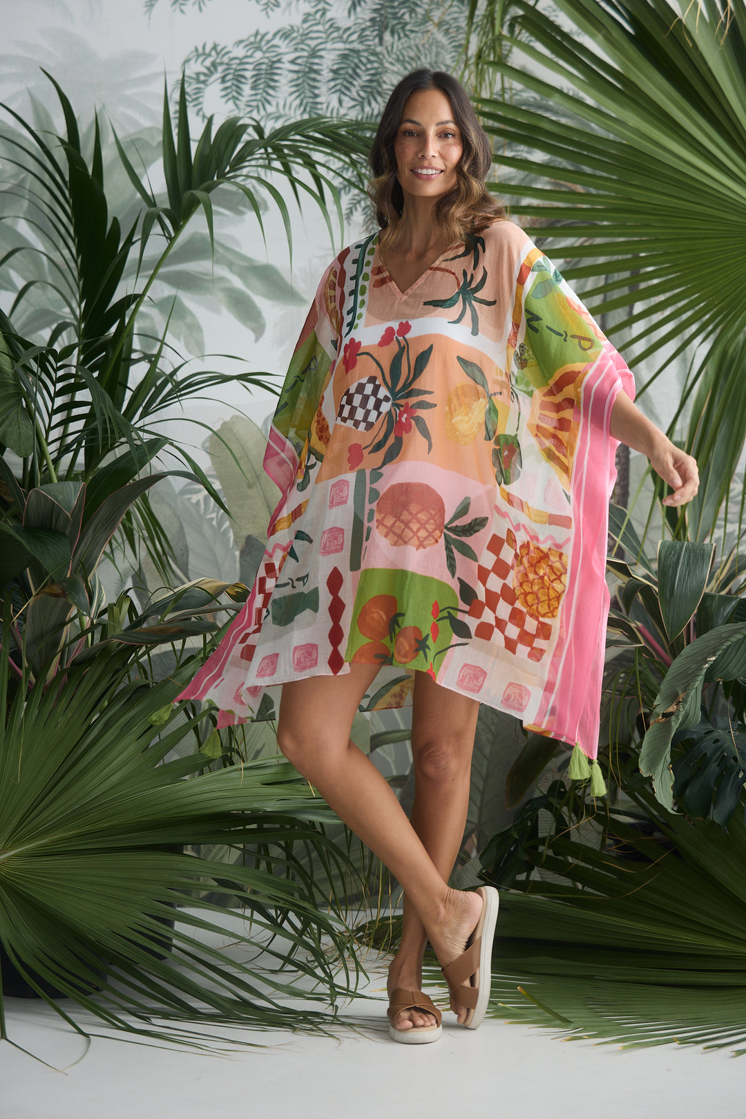 Tropical Fiesco Stella Kaftan