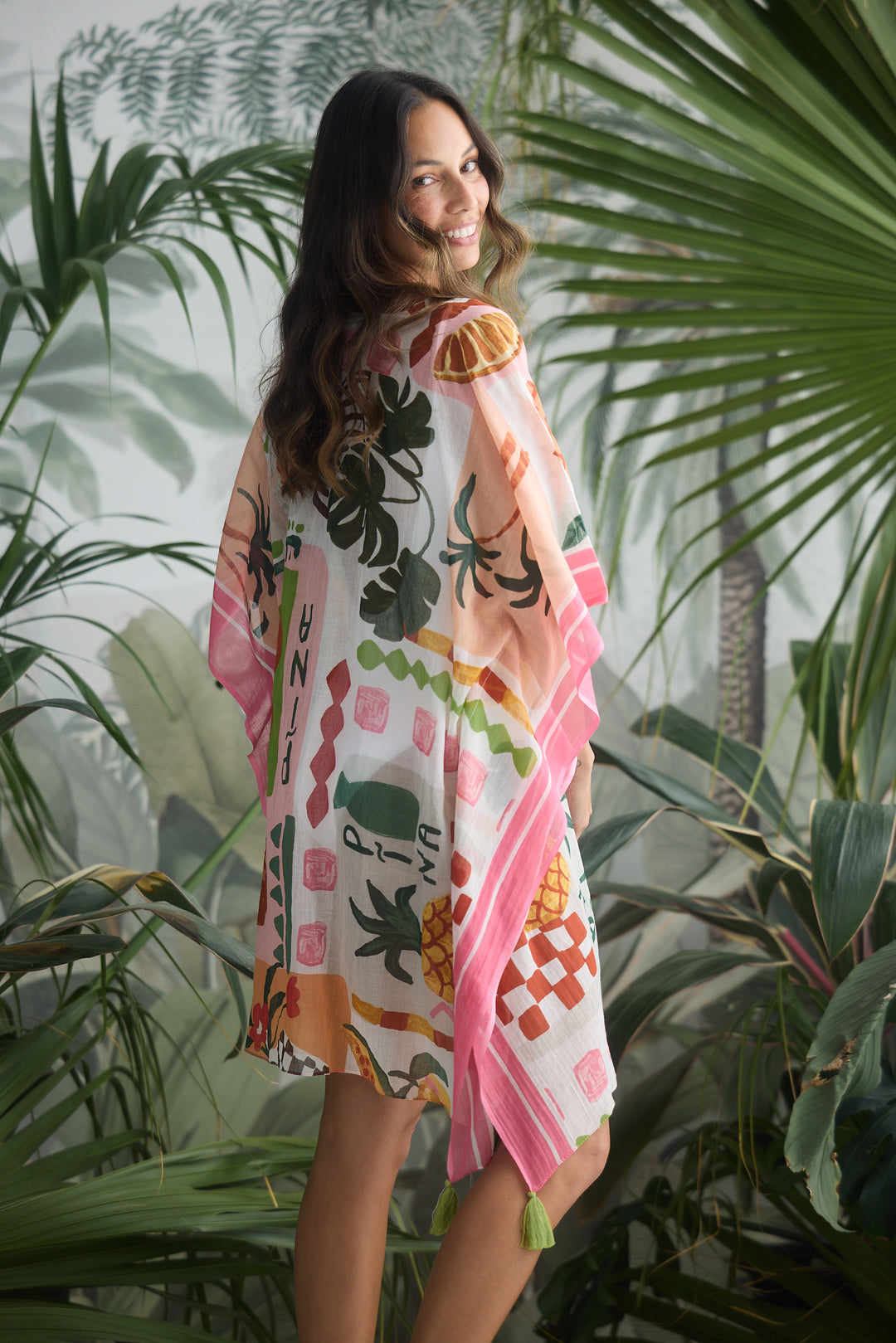 Tropical Fiesco Stella Kaftan