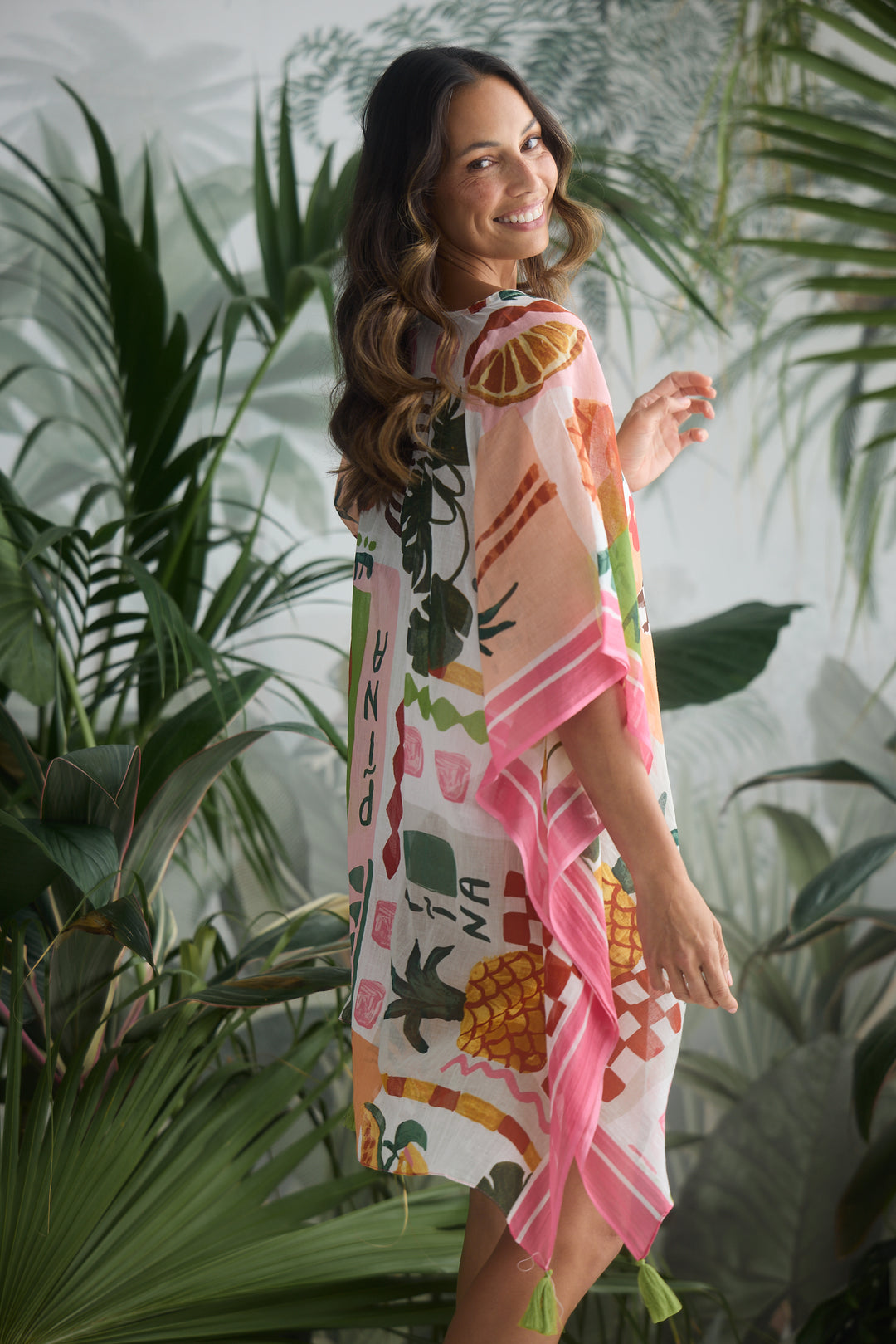 Tropical Fiesco Stella Kaftan