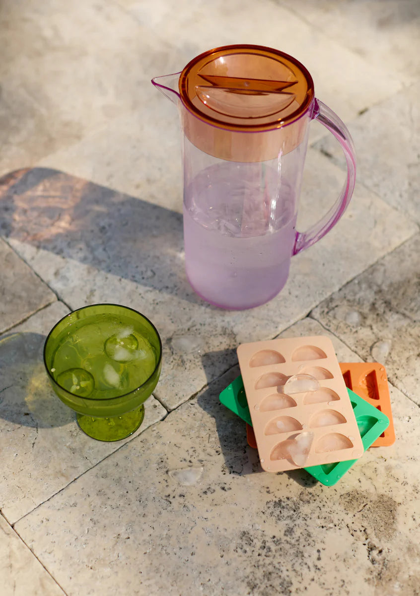 Mint & Cobalt Blue Hobbes Cocktail Pitcher