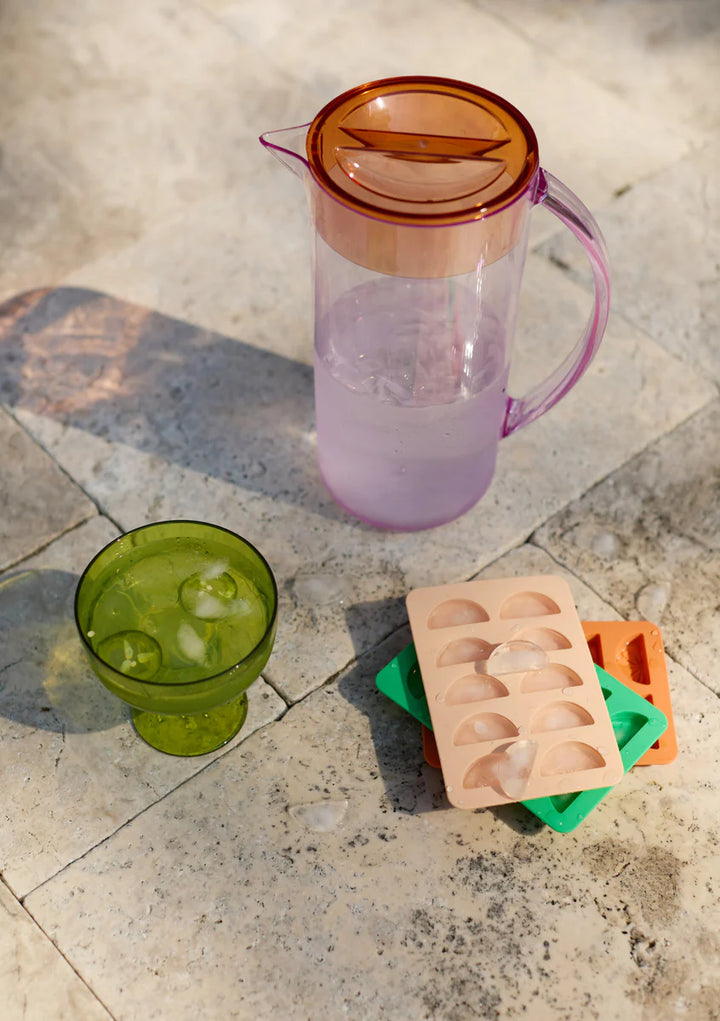 Mint & Cobalt Blue Hobbes Cocktail Pitcher
