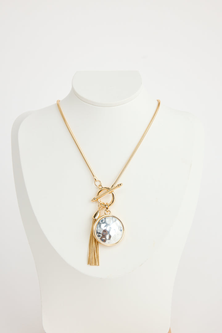 Gold Tassel Emmy Necklace