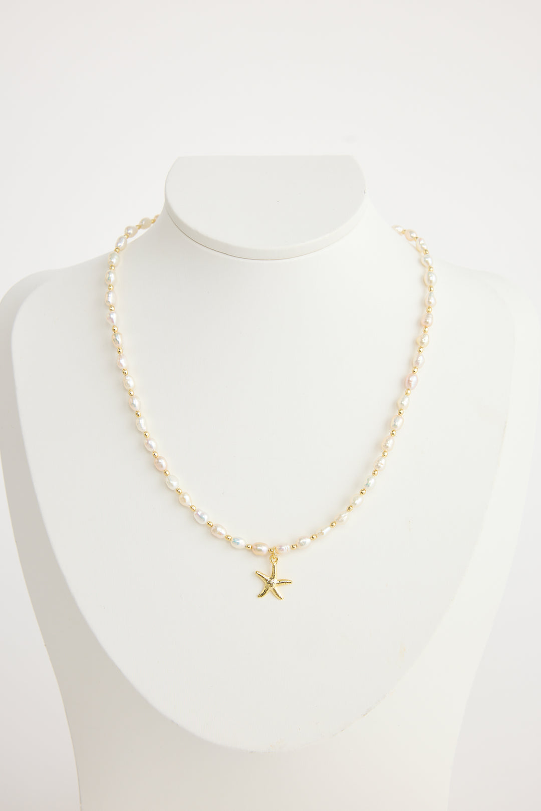 Pearl & Gold Ocean Necklace