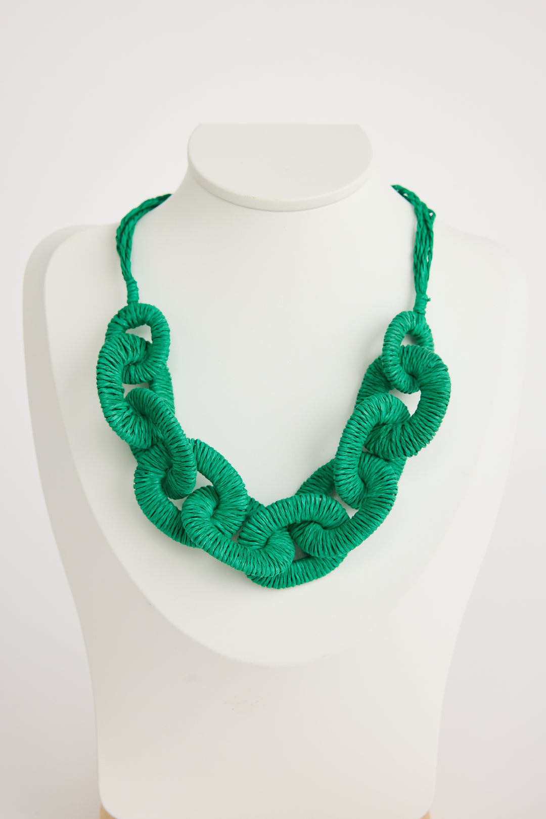 Apple Green Chained Up Necklace