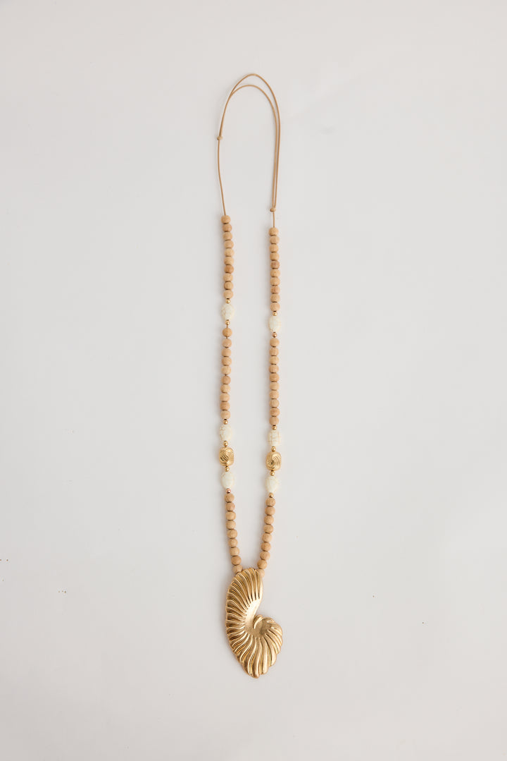 Gold Mornington Shell Necklace