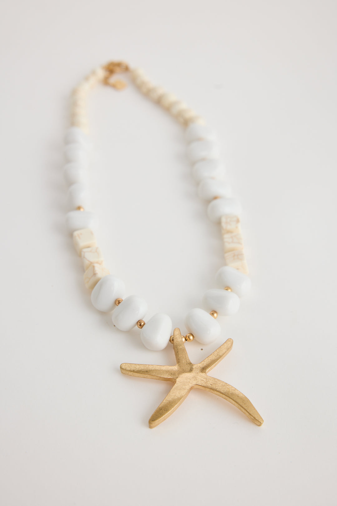 White Starfish Elwood Necklace