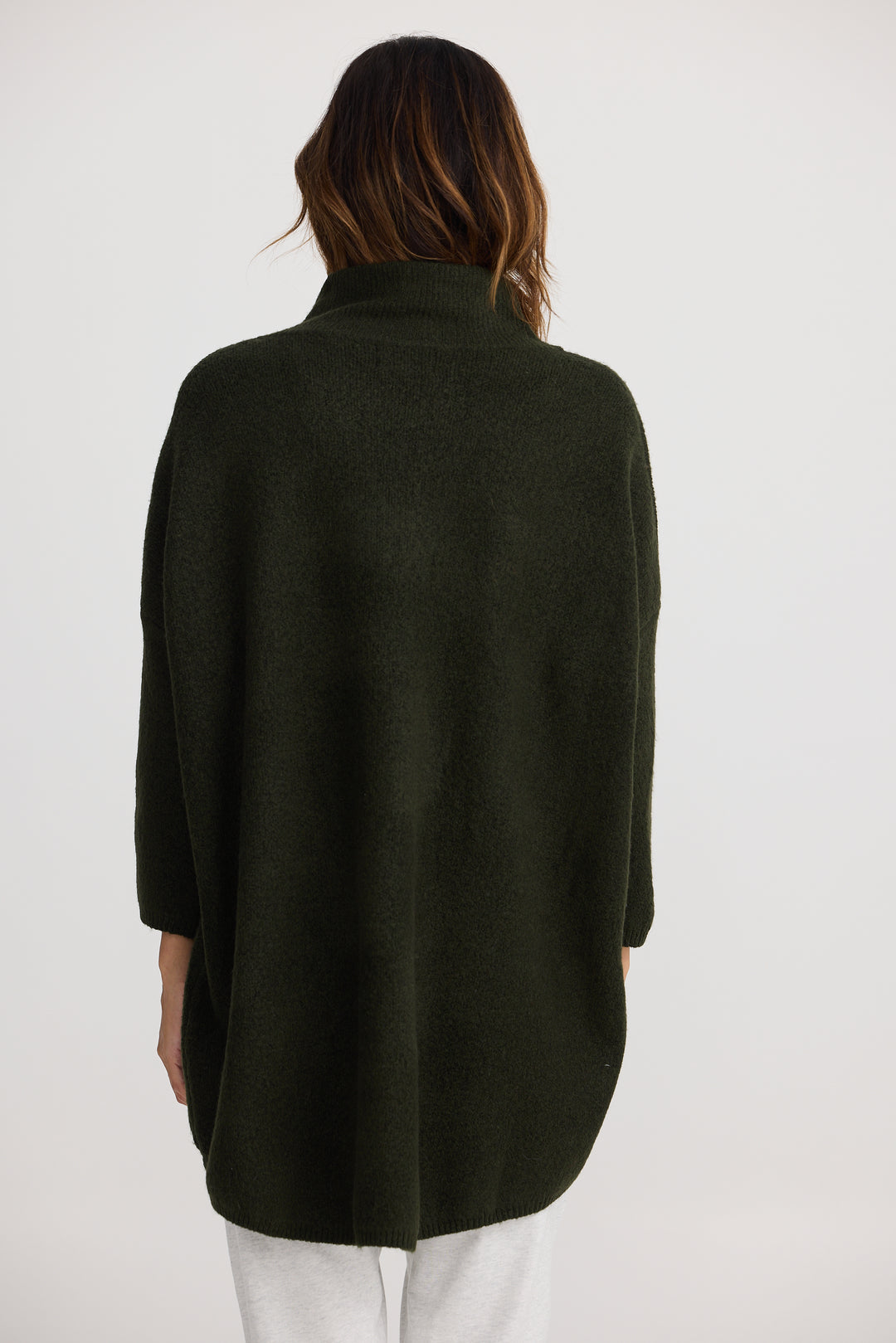 KHAKI WOODSIDE PONCHO