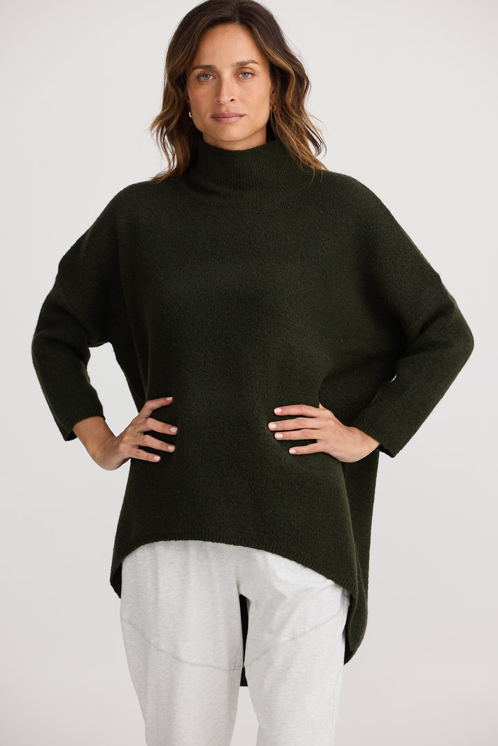 KHAKI BAROSSA PONCHO