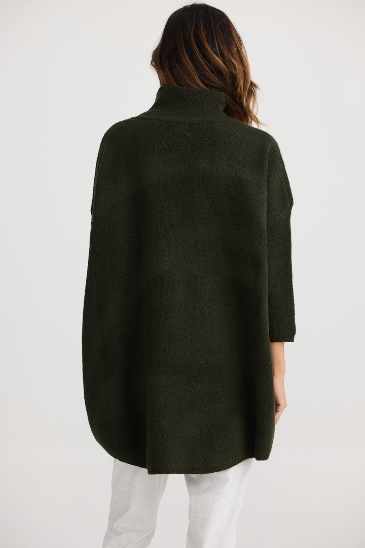 KHAKI BAROSSA PONCHO