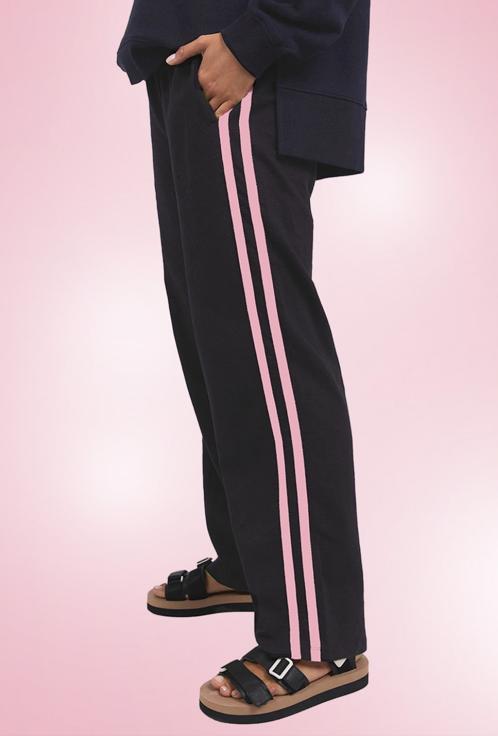 Foxwood Power Pant Navy & Pink