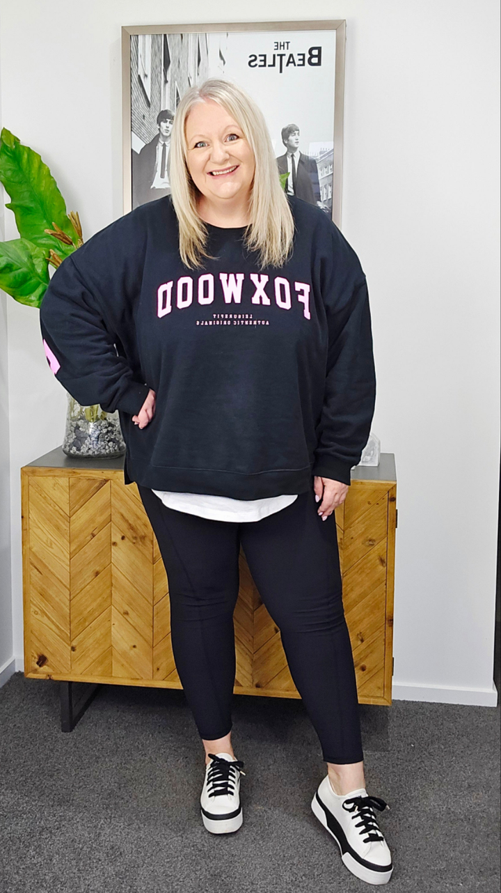 Foxwood Ribbed Legging Coal