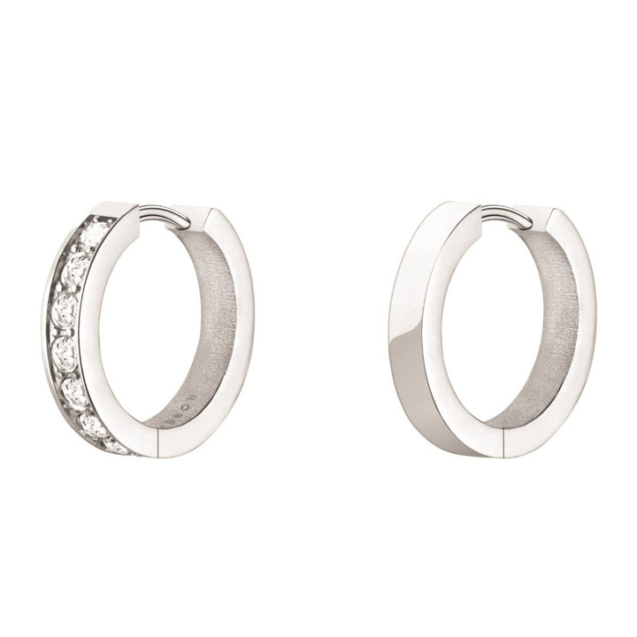 SILVER CRYSTAL HOOPS - RAPT ONLINE