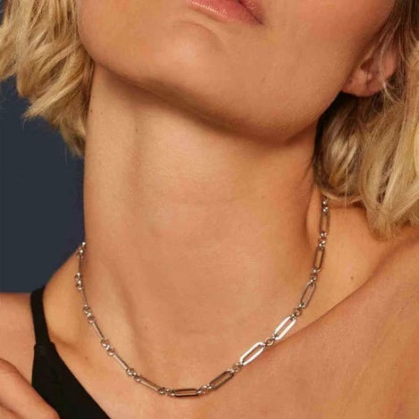 SILVER MULTILINK NECKLACE - RAPT ONLINE