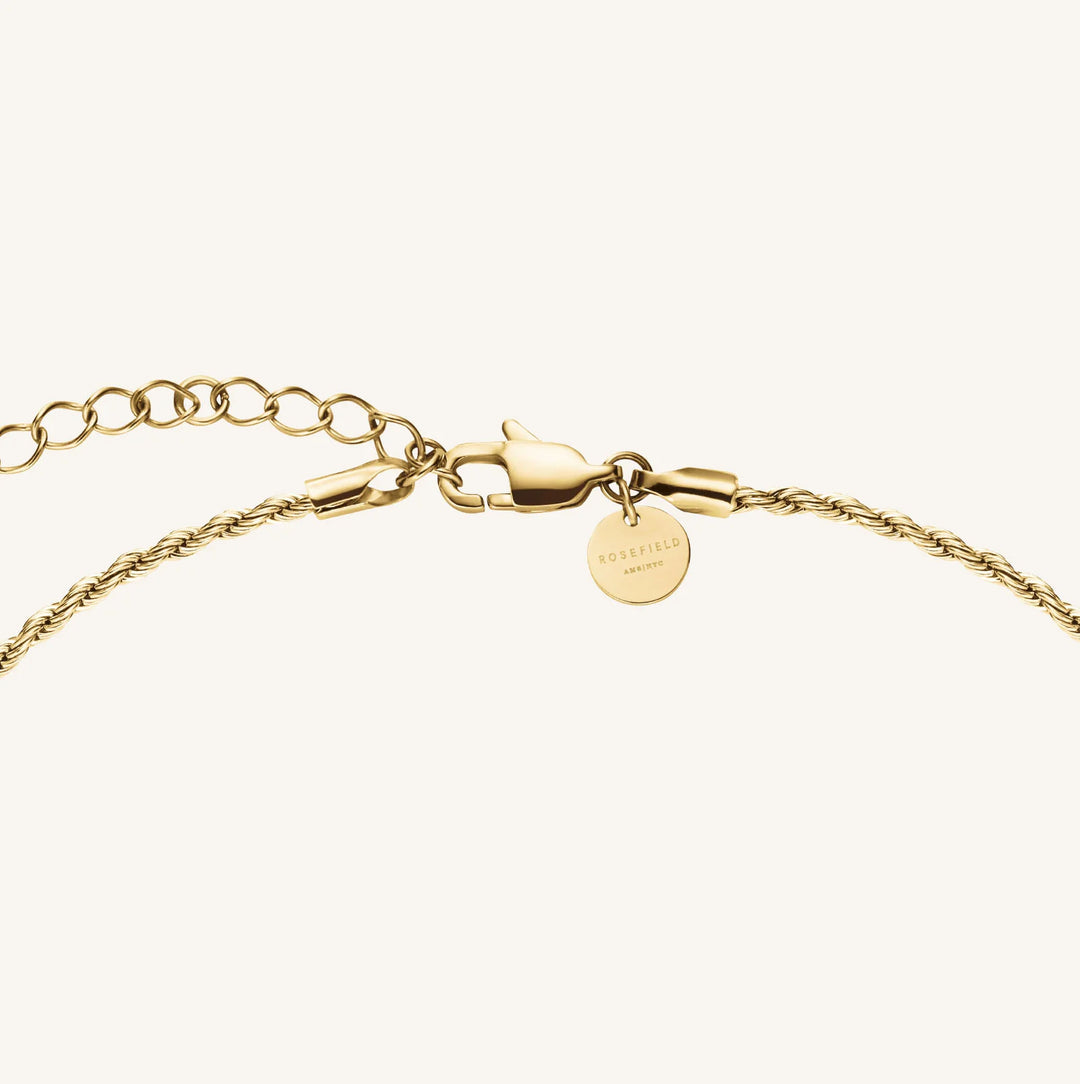 RIDGED GOLD HEART PENDANT