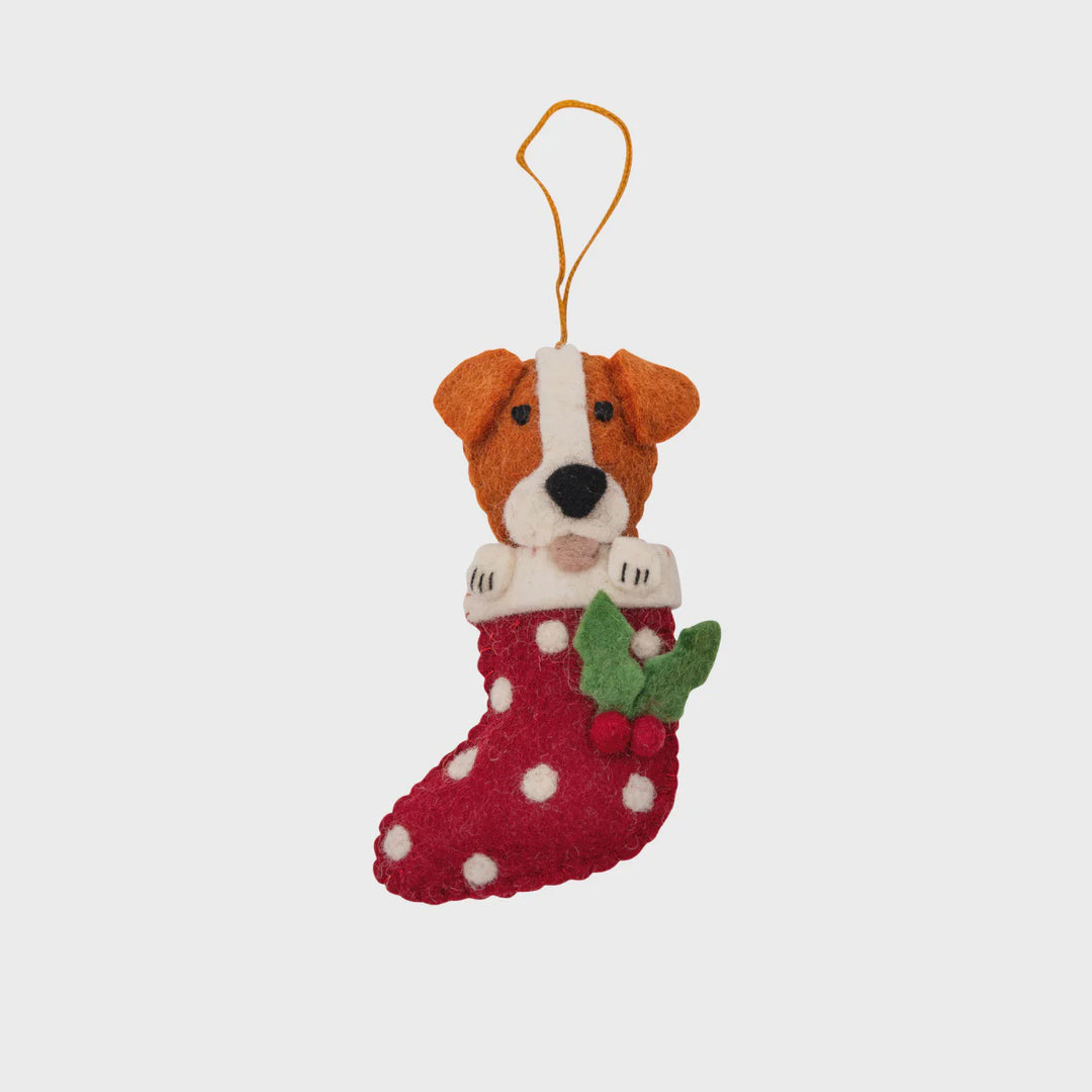 Pashom Jack Russell Stockign Decoration