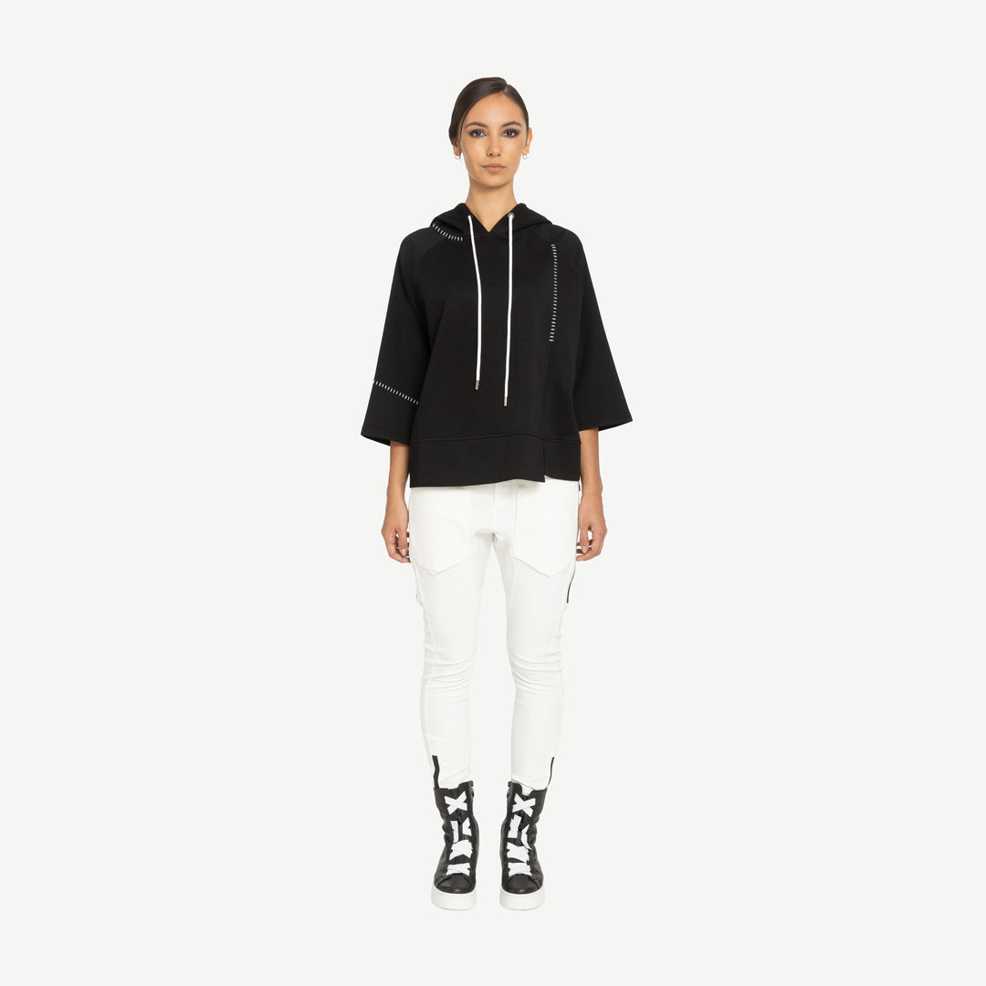 Bone & Arrow Black Noliv Hoodie