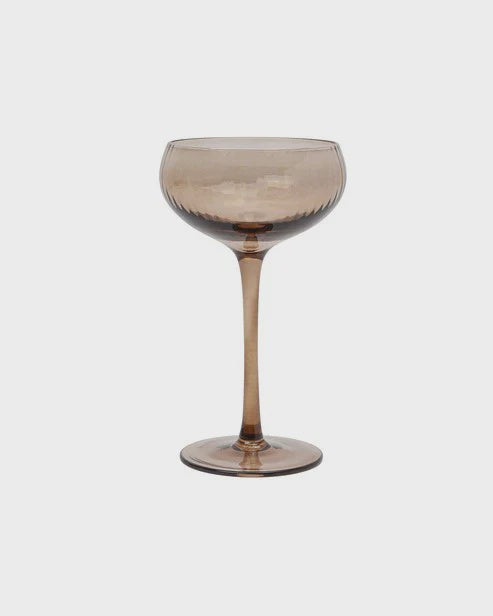 Smoke Lou Coupe Cocktail Glasses Set of 2