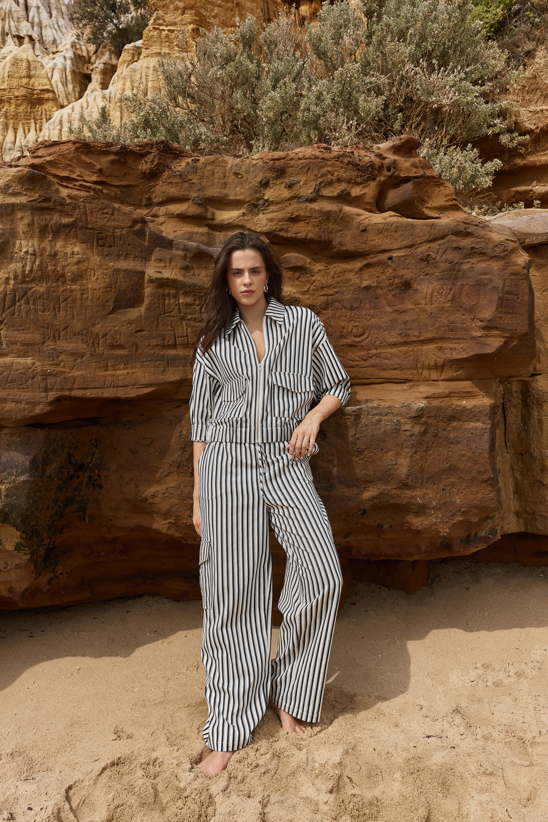 Sass May Tie Waist Cargo Pant