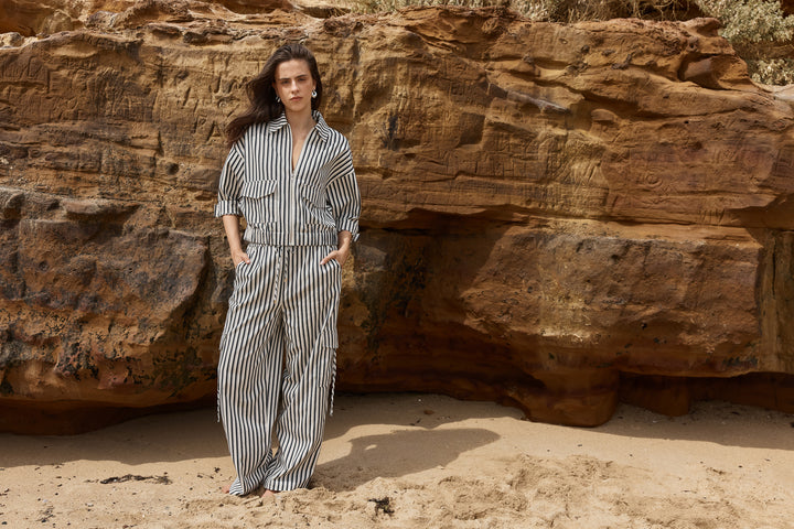 Sass Striped Rachel Jacket