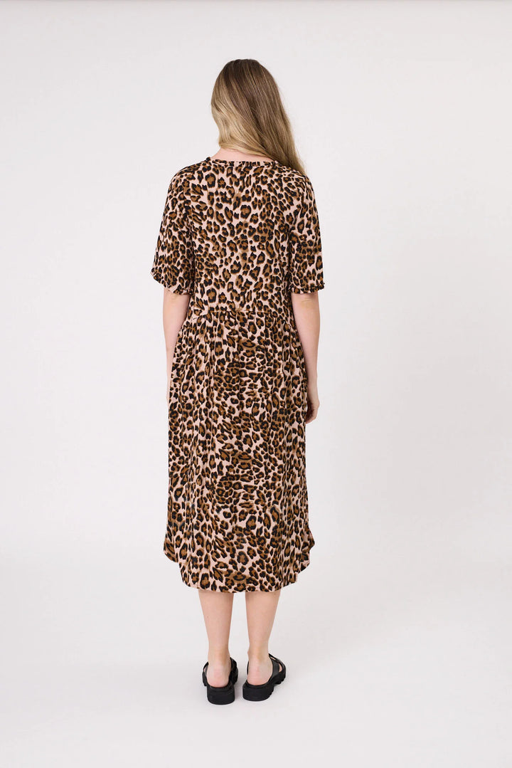 Lemon Tree Leopard Print Leona Dress