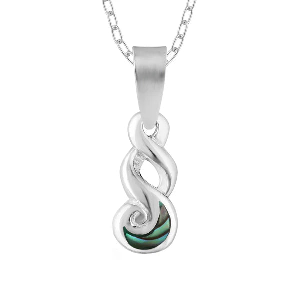 STERLING SILVER TWIST NECKLACE