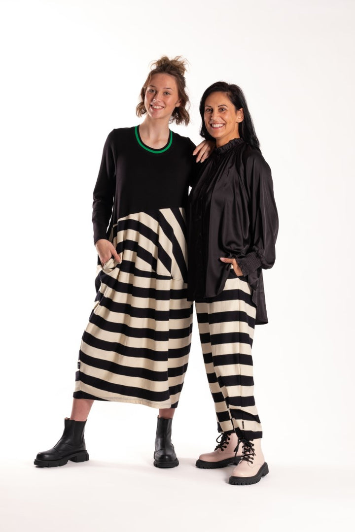 MONOSTRIPE CHELSIE DRESS