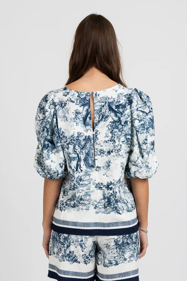 Federation Navy Punch Top