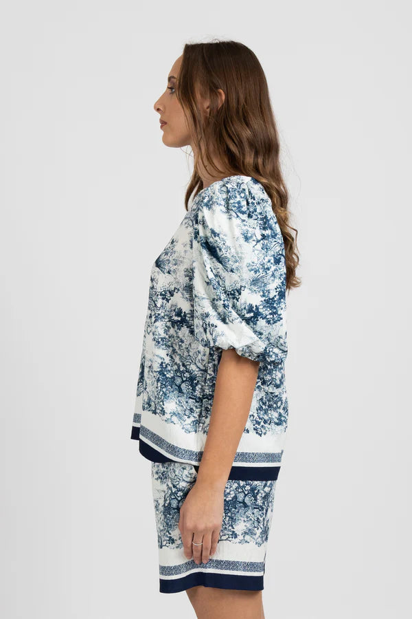 Federation Navy Punch Top