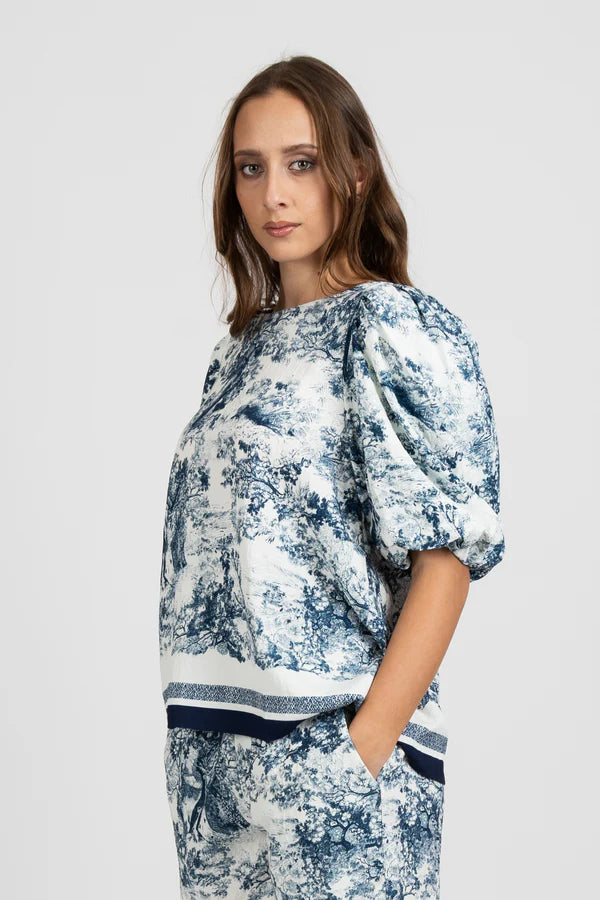 Federation Navy Punch Top