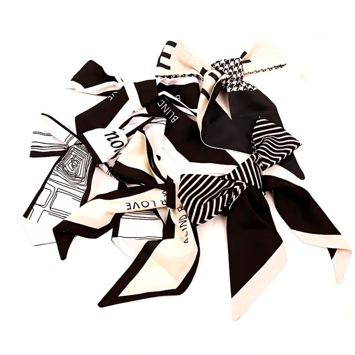 Black & White Neckerchief Scarf