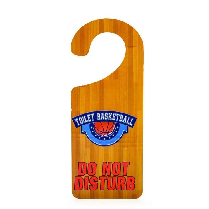 Toilet Basketball Do Not Disturb door hanger - RAPT ONLINE