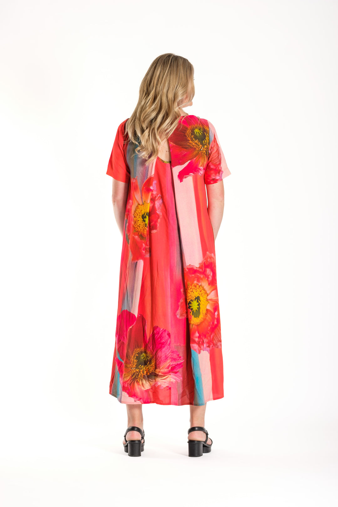 Deeanne Hobbs Vibrant Poppies Menaka Dress