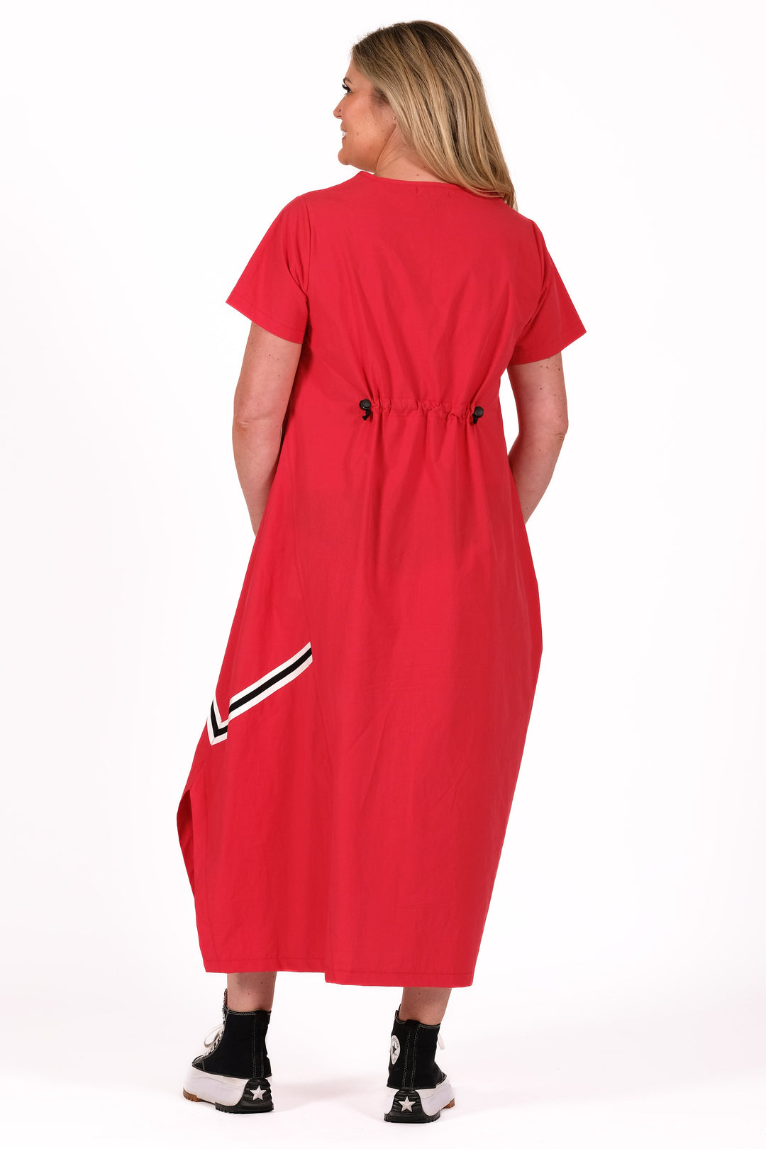 Deeanne Hobbs Geranium Red Sienne Dress