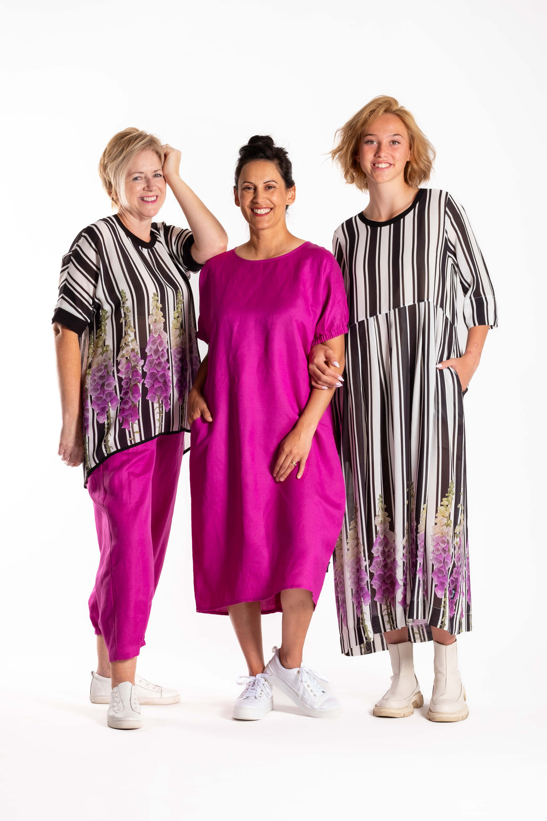 Jellicoe Aubrey Foxglove Stripe Dress