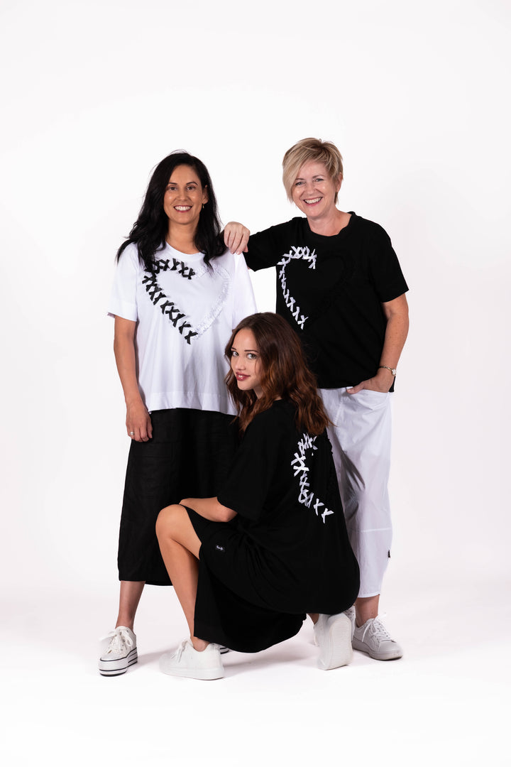 Jellicoe White Heart Basic Tee