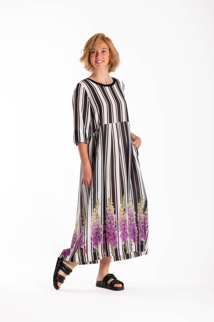 Jellicoe Aubrey Foxglove Stripe Dress