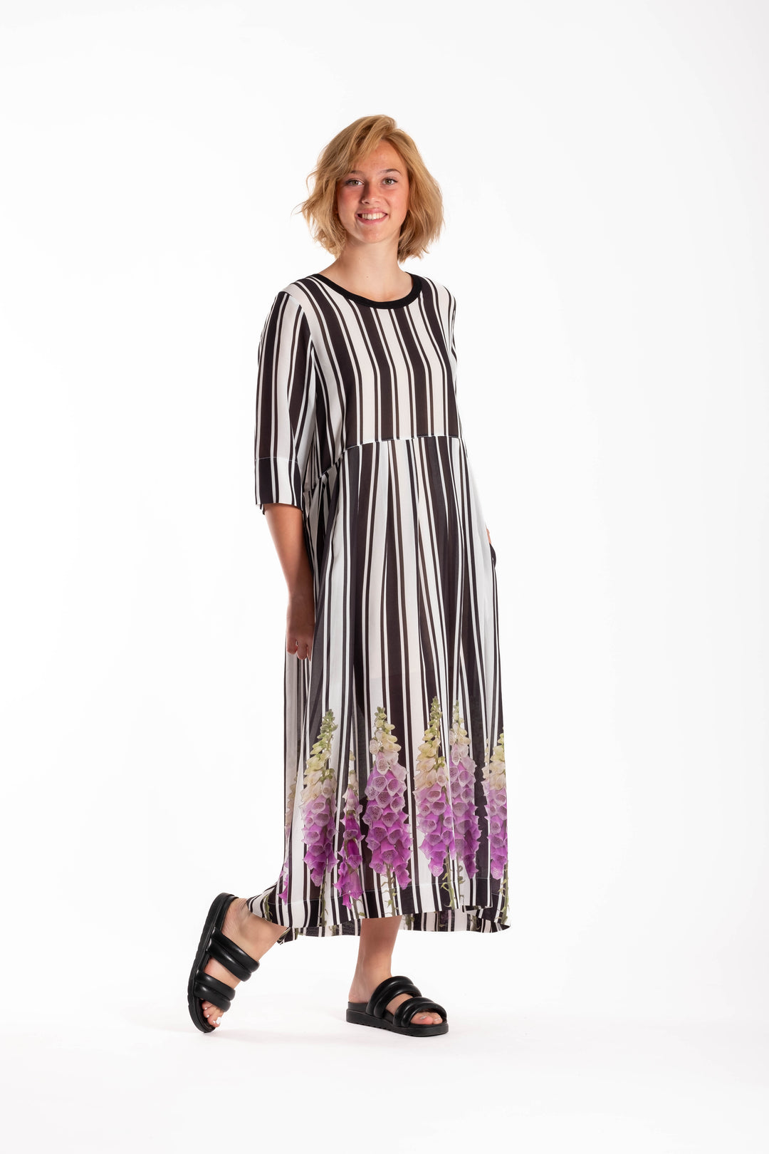 Jellicoe Aubrey Foxglove Stripe Dress