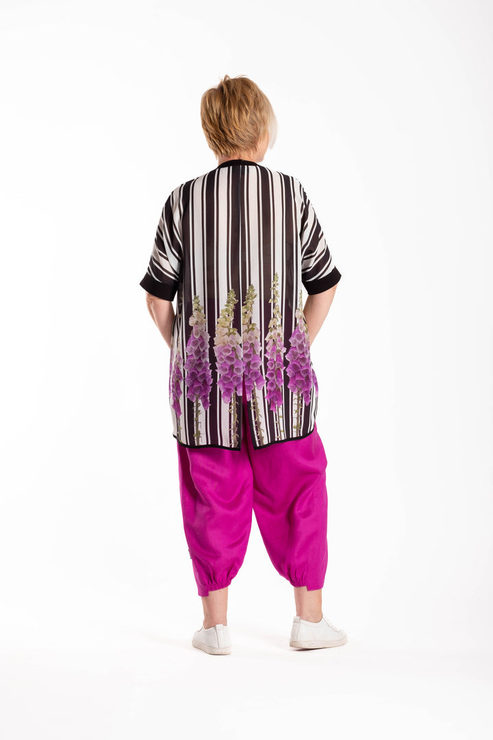 Jellicoe Foxglove Stripe Relaxed Tee