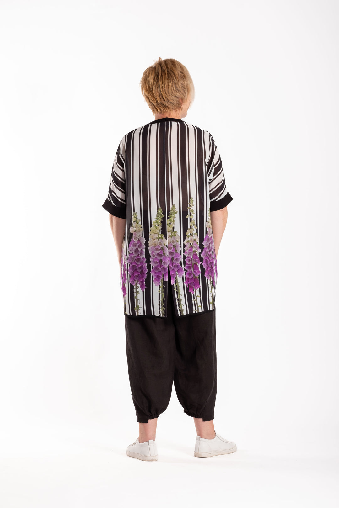 Jellicoe Foxglove Stripe Relaxed Tee