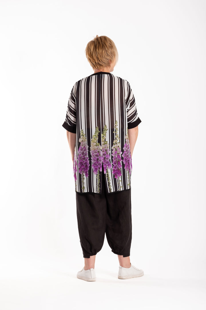 Jellicoe Foxglove Stripe Relaxed Tee