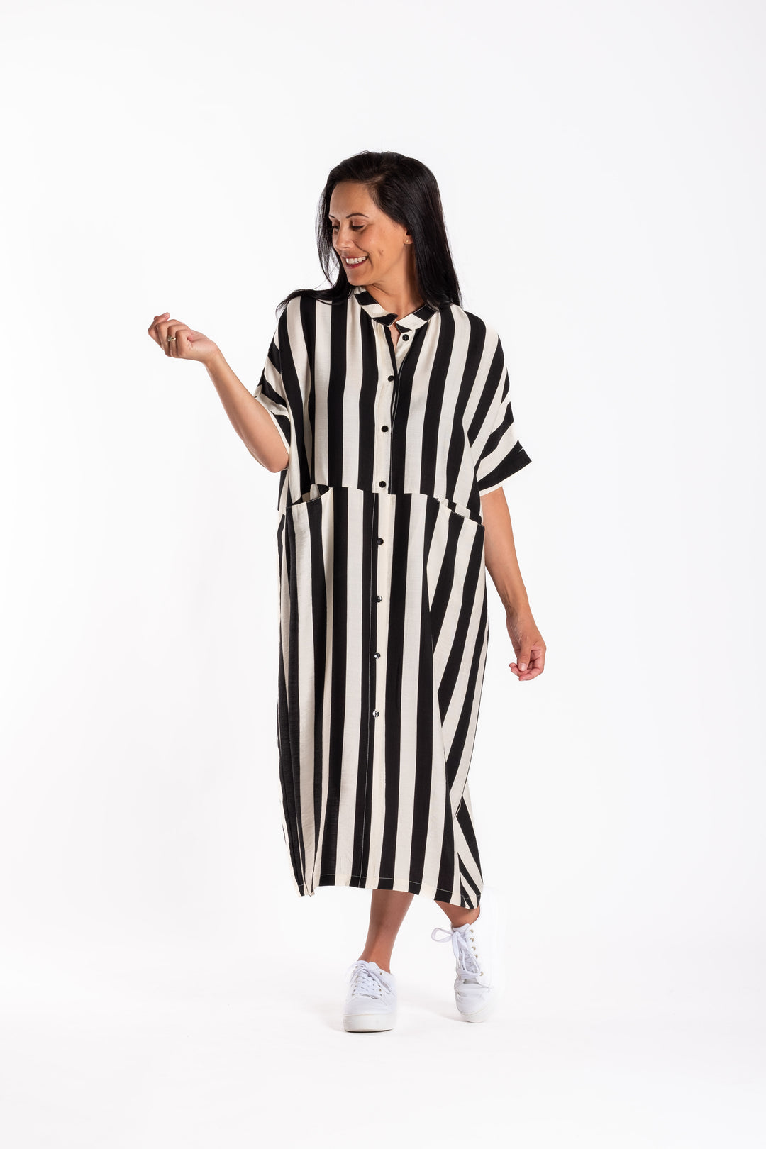Jellicoe Black Stripe Jayde Dress