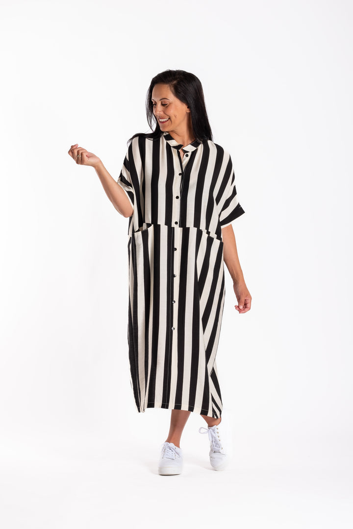 Jellicoe Black Stripe Jayde Dress