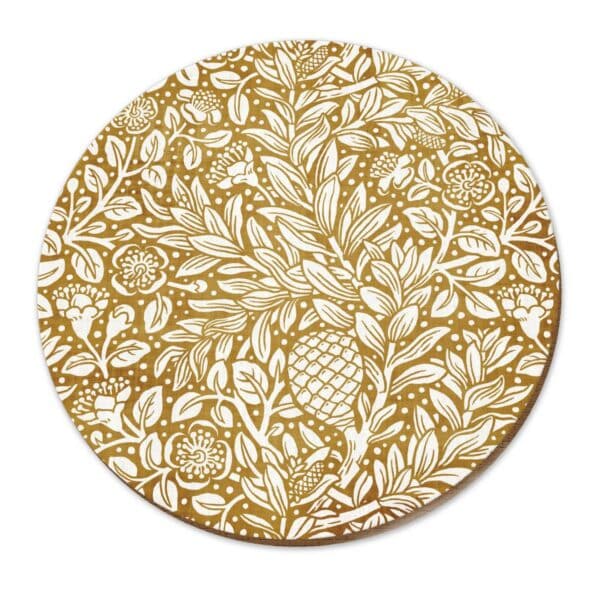 Wolfkamp &amp; Stone Kauri &amp; Ramarama Ochre Round Placemat