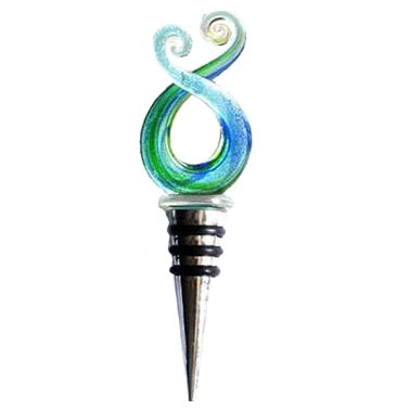 SILVER BLUE PAIR KORU STOPPER - RAPT ONLINE