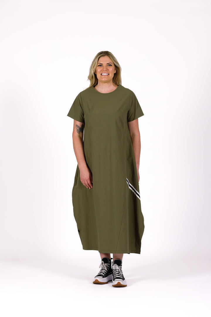 Deeanne Hobbs Khaki Sienne Dress