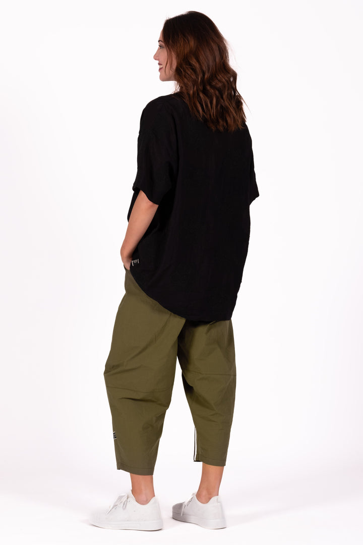 Deeanne Hobbs Stripe Khaki Direction Pants