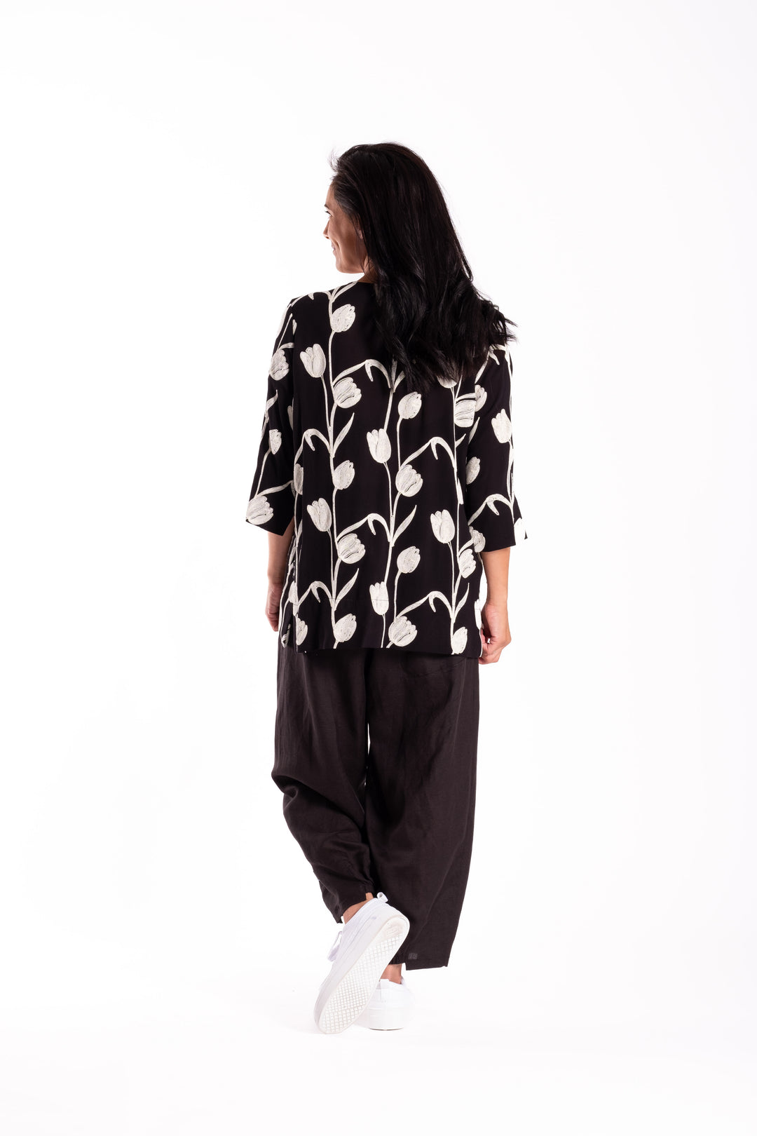 Jellicoe Macie Top Embroidered Tulips