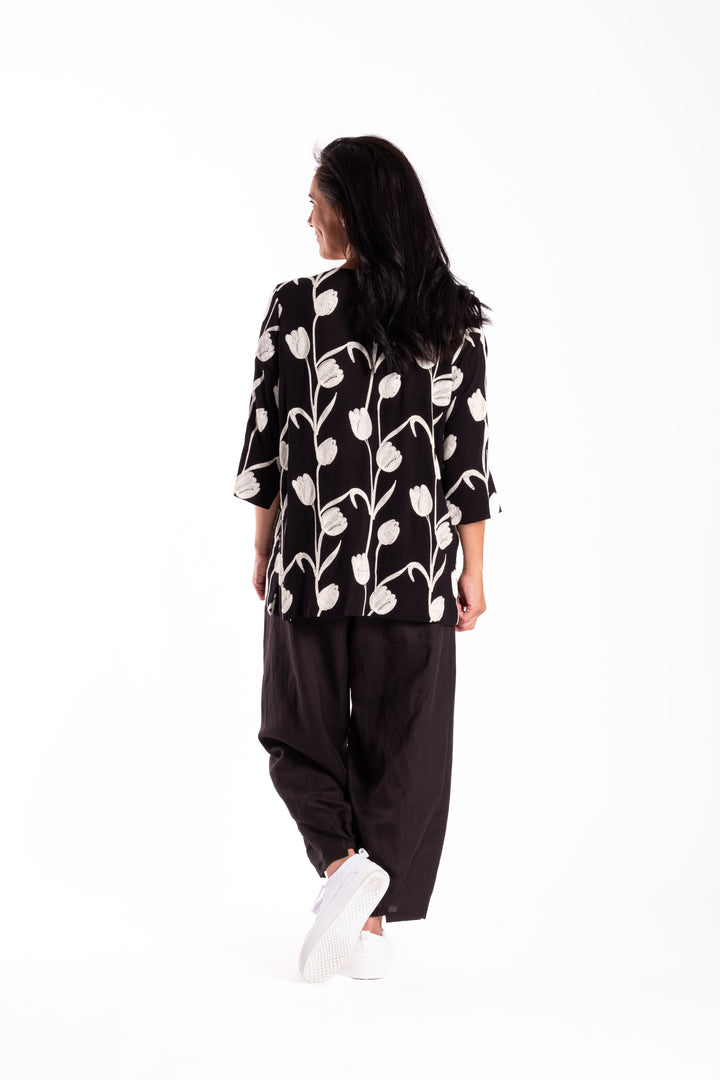 Jellicoe Macie Top Embroidered Tulips